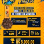 Lagoa da Confusão entra na reta final para a 2ª Corrida de Rua Lagoense com retirada dos kits nesta semana