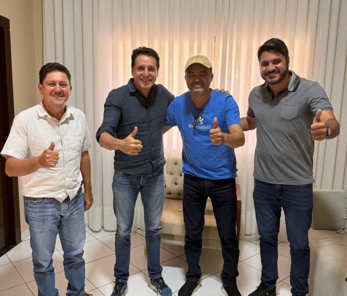 Em encontro com o governador Wanderlei Barbosa, Nilton Franco recebe apoio à pré-candidatura à reeleição