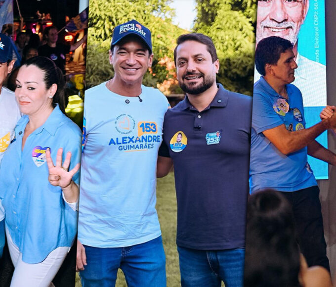 Em Palmas, Cinthia Ribeiro, Júnior Geo e Vinícius Pires reforçam apoio a Alexandre Guimarães ao Senado