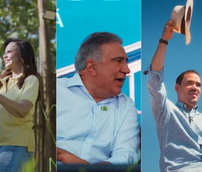 Dorinha fala em continuidade, Laurez destaca parcerias e Vicentinho aposta em renovação no primeiro dia de campanha na TV