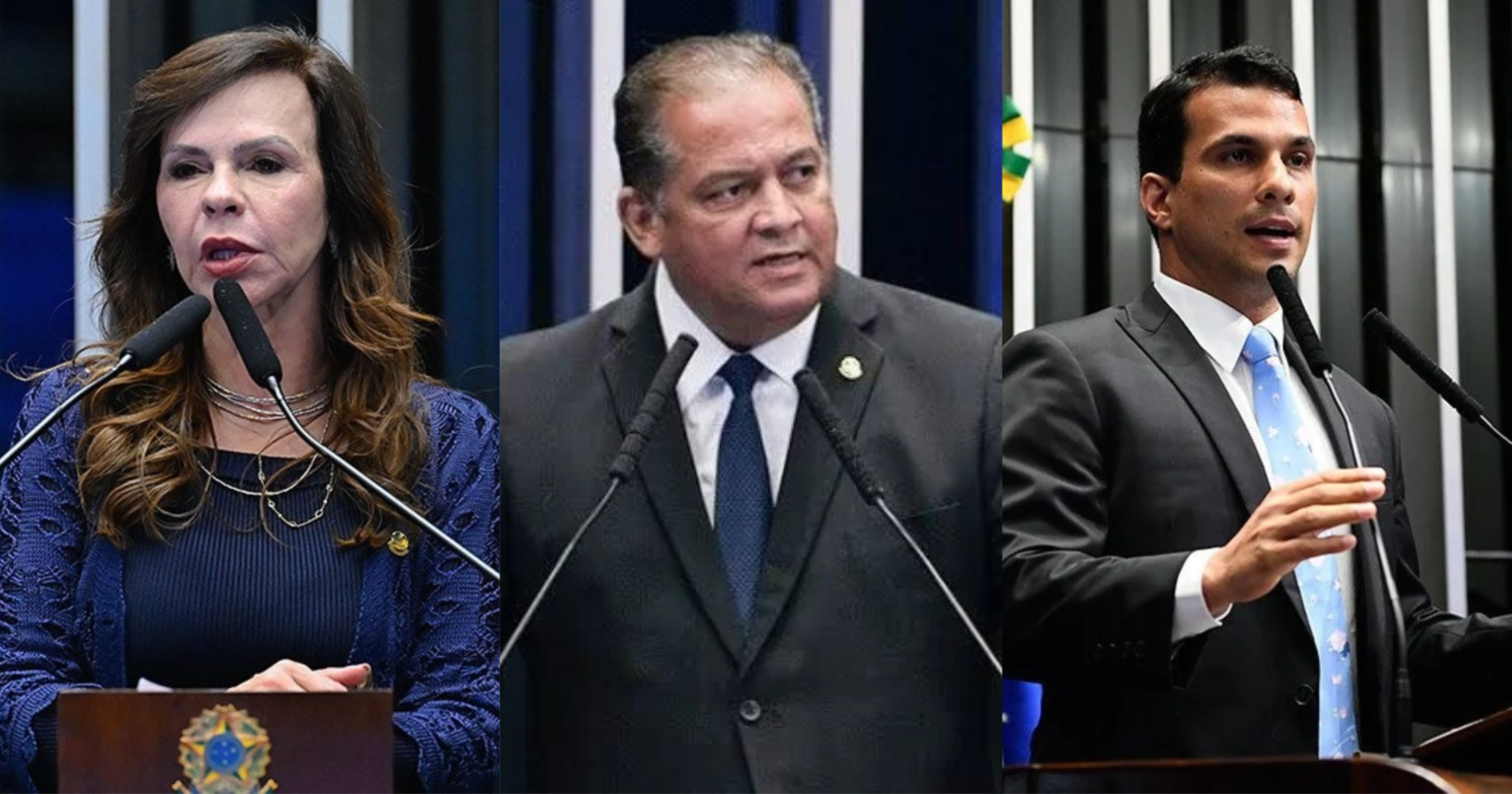 Os três senadores do Tocantins votam a favor da PEC que acaba com a escala 6×1