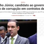 Suspeita de corrupção envolvendo Vicentinho Júnior volta ao noticiário nacional em reportagem sobre contratos públicos